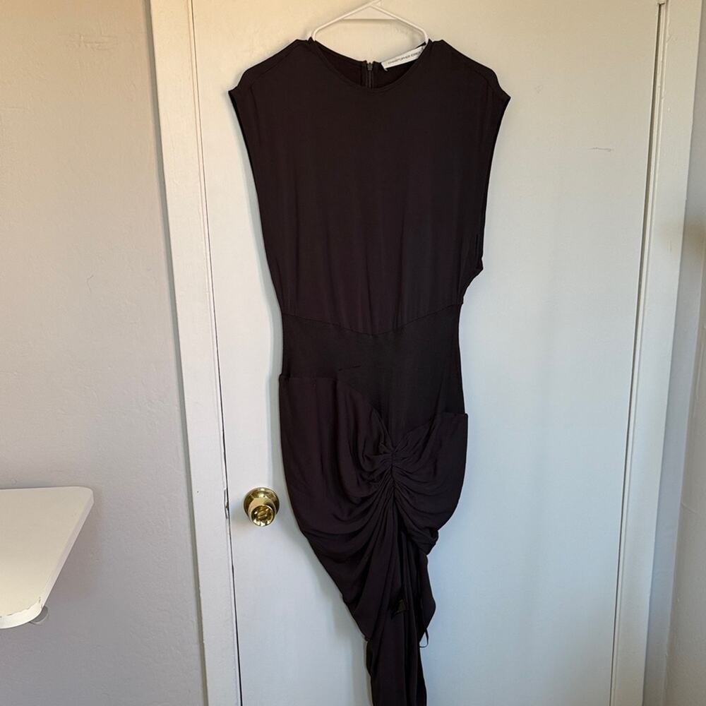Christopher Esber Fusion Ruched Midi Dress US Size 8 - Picture 7 of 11
